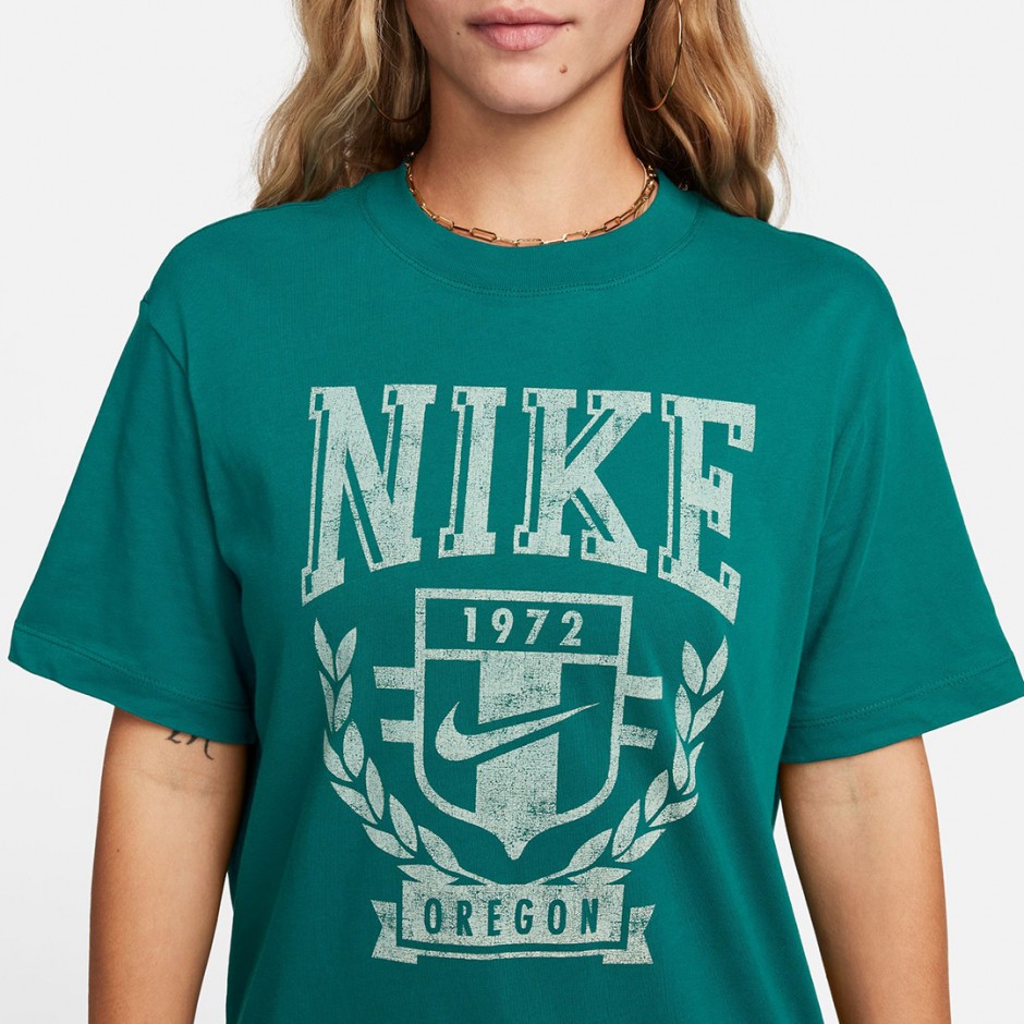 Γυναικείο T-Shirt Πετρόλ - Nike Sportswear
