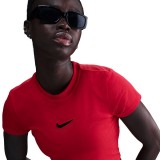 NIKE W NSW NK CHLL KNT TEE VDAY HF9534-657 Red Image 1