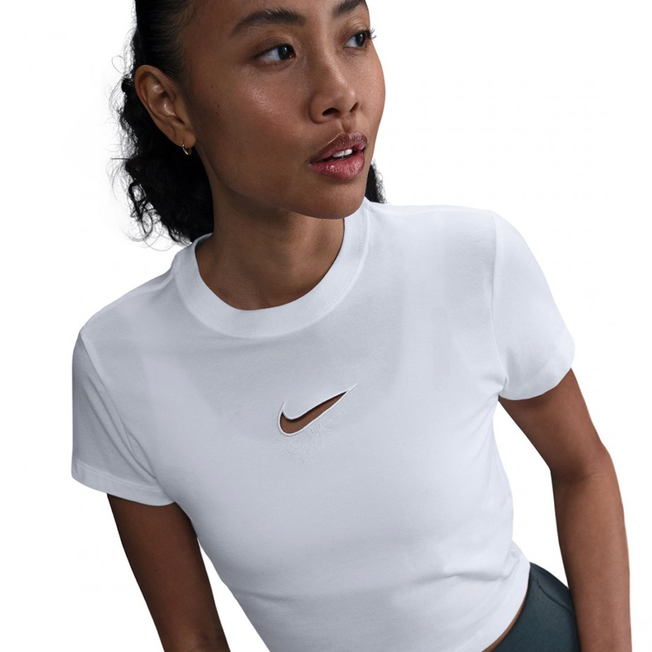 Γυναικείο T-Shirt Λευκό - Nike Sportswear Chill Knit