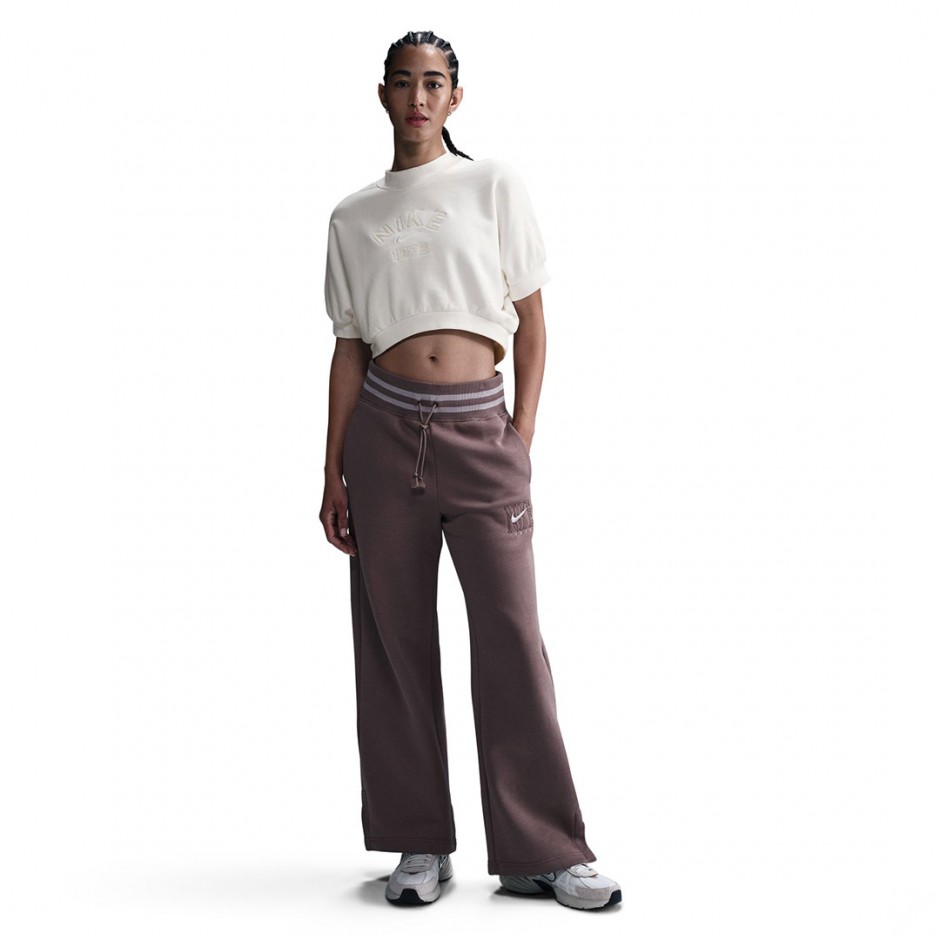 Γυναικείο Crop Top Εκρού - Nike Sportswear Collection