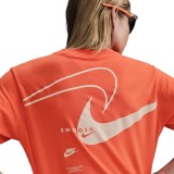 NIKE W NSW CLUB SS TEE OC SWOOSH HQ1698-842 Orange Image 0