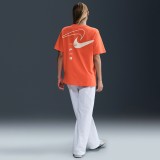 NIKE W NSW CLUB SS TEE OC SWOOSH HQ1698-842 Orange Image 2