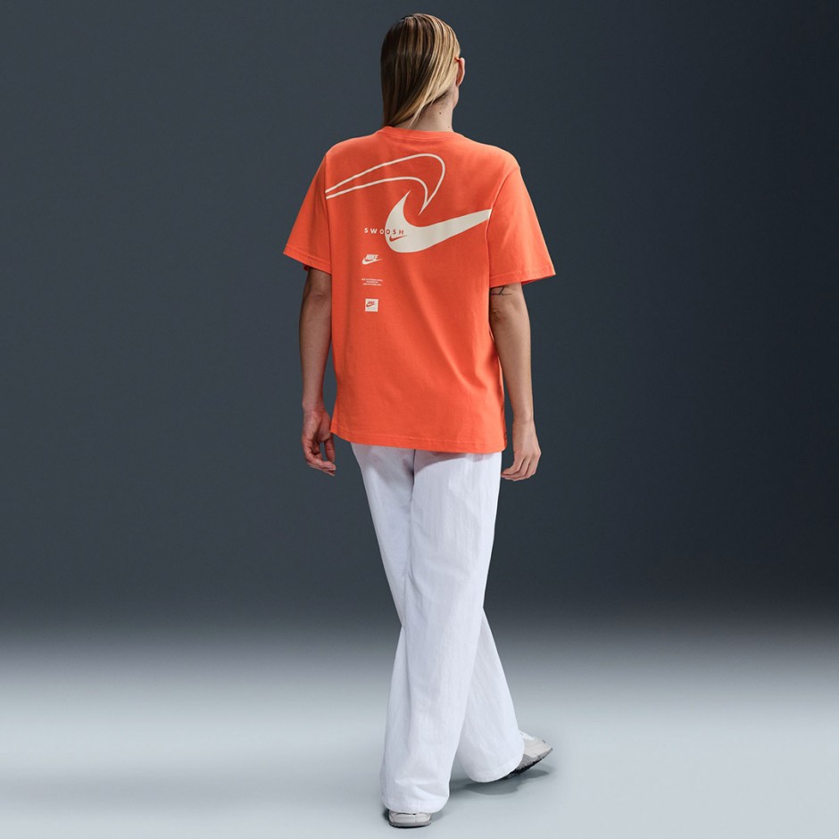 NIKE W NSW CLUB SS TEE OC SWOOSH HQ1698-842 Orange