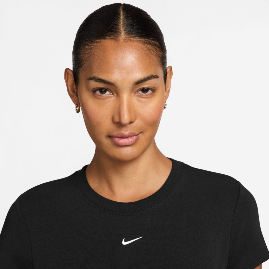 Γυναικείο T-Shirt Μαύρο - Nike Sportswear Chill Knit