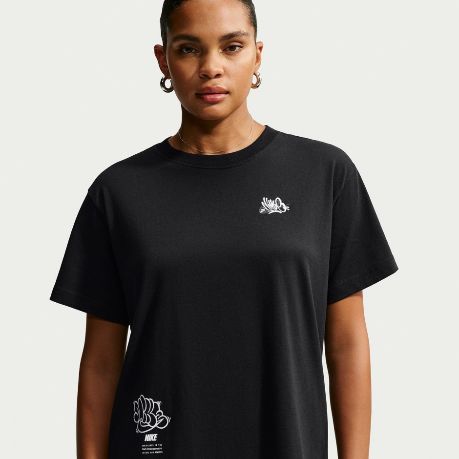 Γυναικείο T-Shirt Μαύρο - Nike Sportswear Classic
