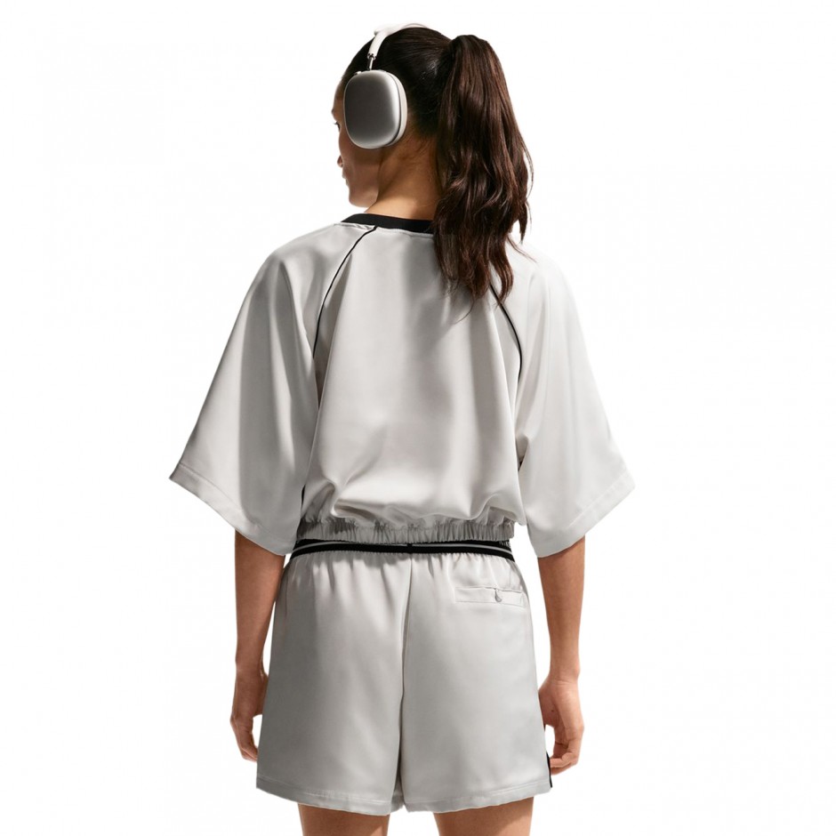 NIKE SPORTSWEAR OVERSIZED SATIN TOP IH1330-072 Ecru