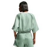 Women's T-Shirt Mint - Nike Sportswear Satin Image 0