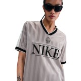 Γυναικεία Φανέλα Γκρι - Nike Sportswear V-Neck Jersey Εικόνα 