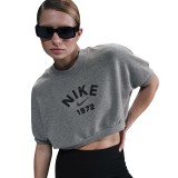 Γυναικείο Crop Top Γκρι - Nike Sportswear Collection Εικόνα 