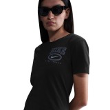 Γυναικείο T-Shirt Μαύρο - Nike Club Εικόνα 