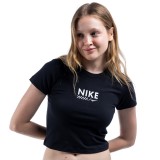 NIKE W NSW TEE BBY GLS HM4320-010 Black Image 