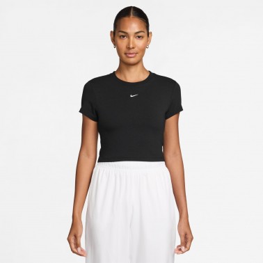 Γυναικείο T-Shirt Μαύρο - Nike Sportswear Chill Knit