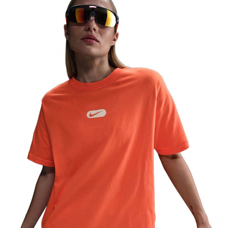 NIKE W NSW CLUB SS TEE OC SWOOSH HQ1698-842 Orange