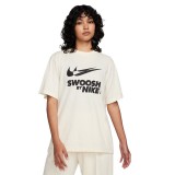 Nike Sportswear Εκρού - Γυναικείο T-Shirt Εικόνα 