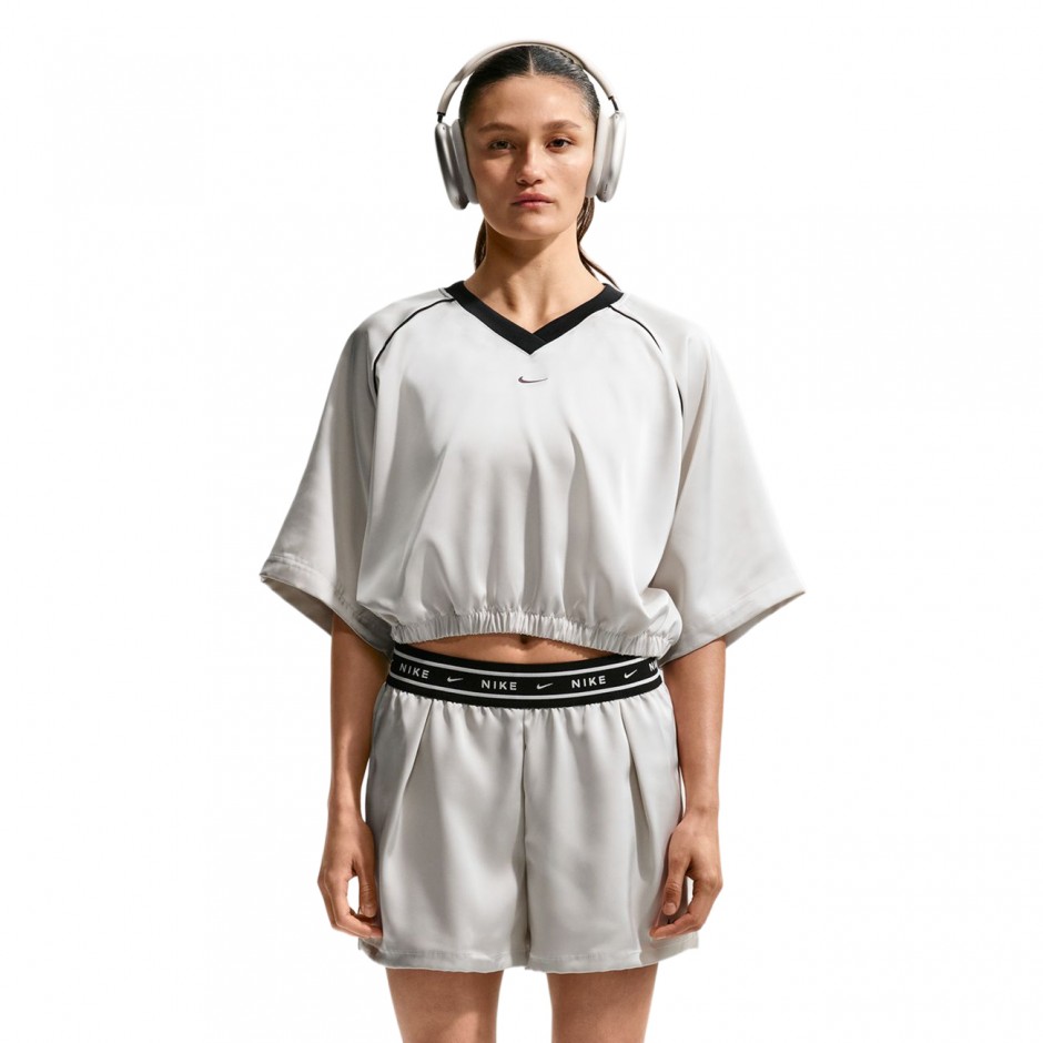 NIKE SPORTSWEAR OVERSIZED SATIN TOP IH1330-072 Ecru