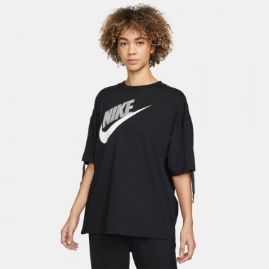 NIKE SPORTSWEAR WOMEN'S DANCE T-SHIRT DV0335-010 Μαύρο