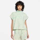 NIKE SPORTSWEAR WOMEN'S WASHED JERSEY TOP DM6710-379 Οινοπνευματί Εικόνα 