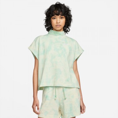 NIKE SPORTSWEAR WOMEN'S WASHED JERSEY TOP DM6710-379 Alcohol