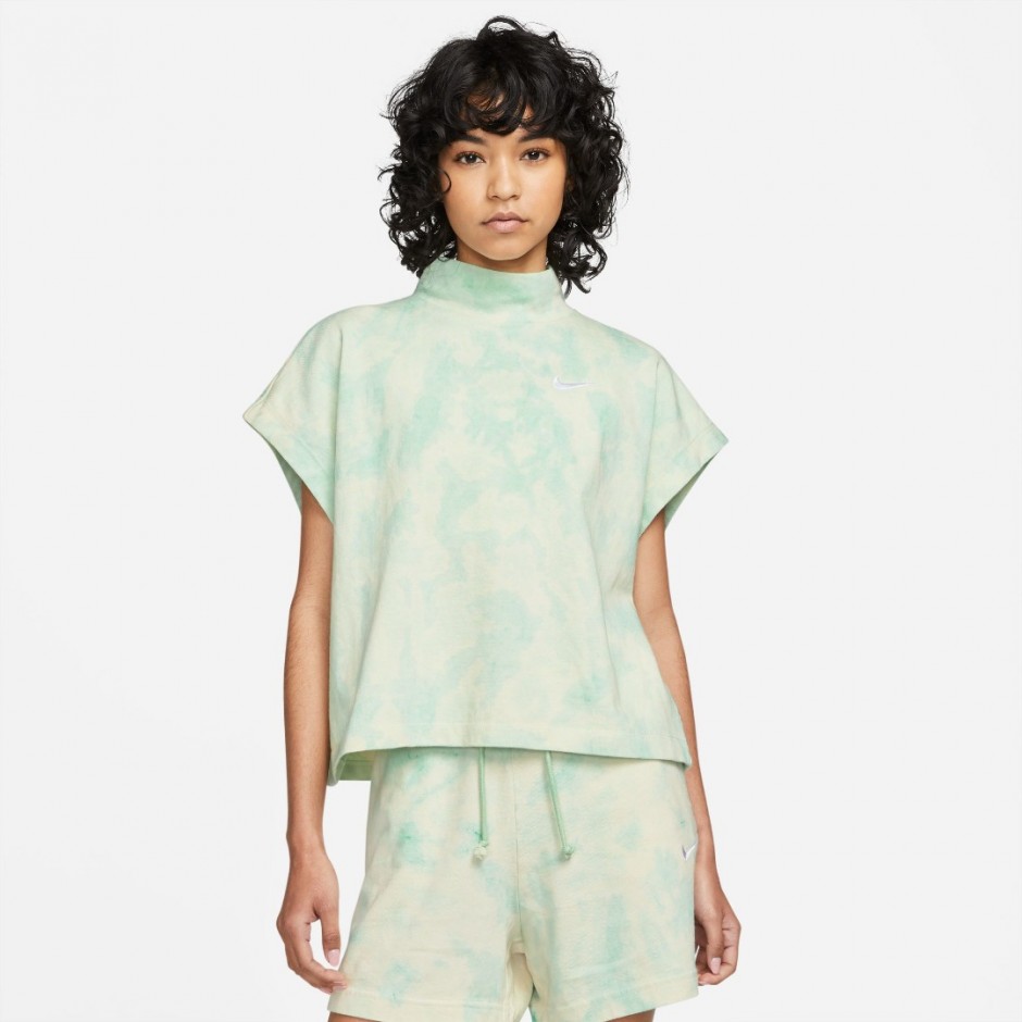 NIKE SPORTSWEAR WOMEN'S WASHED JERSEY TOP DM6710-379 Οινοπνευματί