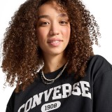 Γυναικείο T-Shirt Μαύρο - Converse Sporty Cropped Εικόνα 1