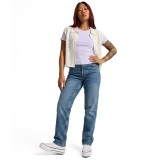 Γυναικείο T-Shirt Λιλά - Converse Ribbed Slim Εικόνα 2