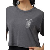 Γυναικείο T-Shirt Ανθρακί - Converse Mystic Rose Boxy Εικόνα 2