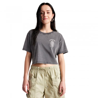 CONVERSE MYSTIC ROSE BOXY T-SHIRT 10027762-A01 Coal