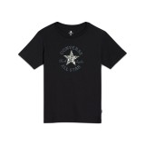 Γυναικείο T-Shirt Μαύρο - Converse Floral Chuck Taylor Εικόνα 