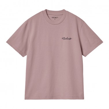 Carhartt WIP S/S Stitch Ροζ - Γυναικείο T-Shirt