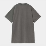 CARHARTT WIP W' S/S NELSON GRAND ORGANIC COTTON I034621-87GD Coal Image 0