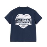CARHARTT WIP W S/S GARBLE T-SHIRT I036031-VQXX Blue Image 0