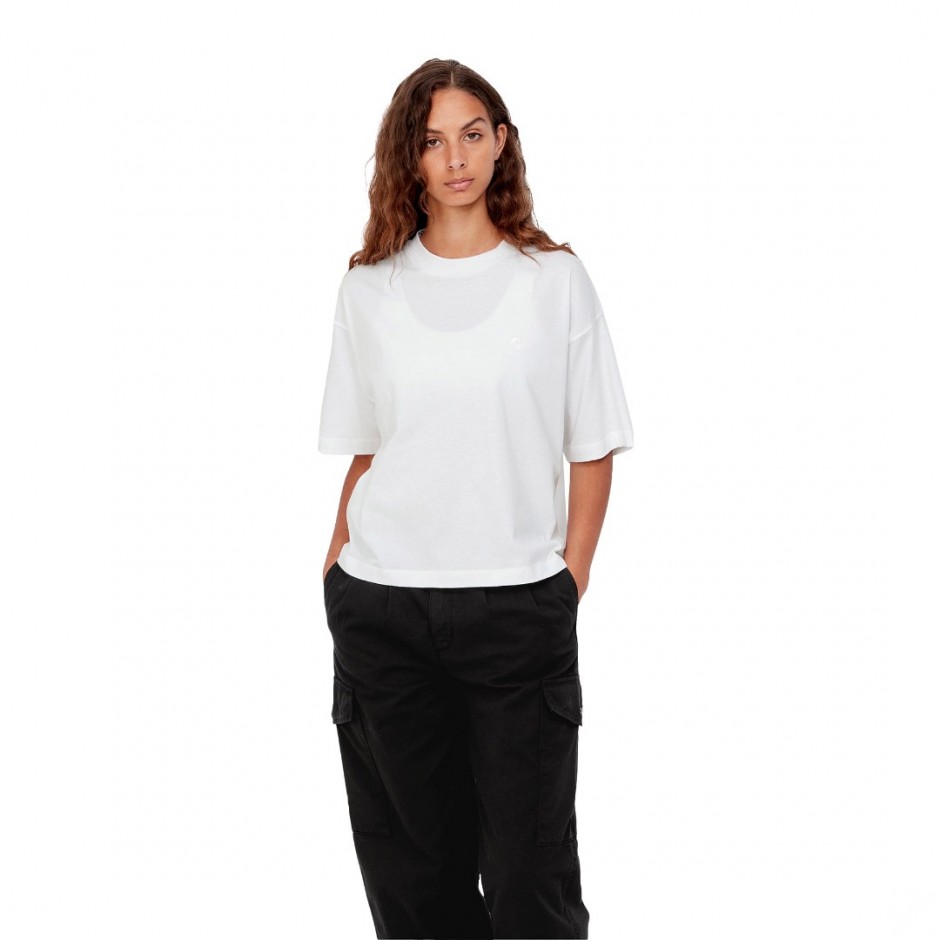 CARHARTT WIP W' S/S CHESTER T-SHIRT I030656-02XX White