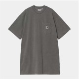 CARHARTT WIP W' S/S NELSON GRAND ORGANIC COTTON I034621-87GD Coal Image 