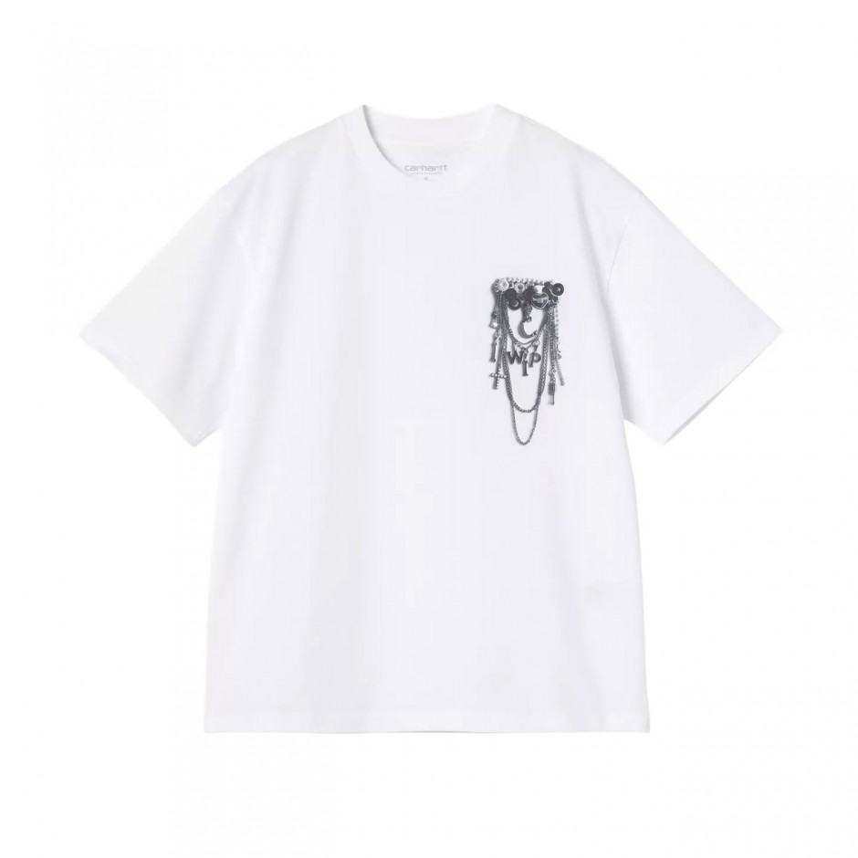 CARHARTT WIP WS/S INVERTED CHARM T-SHIRT I036030-02XX White
