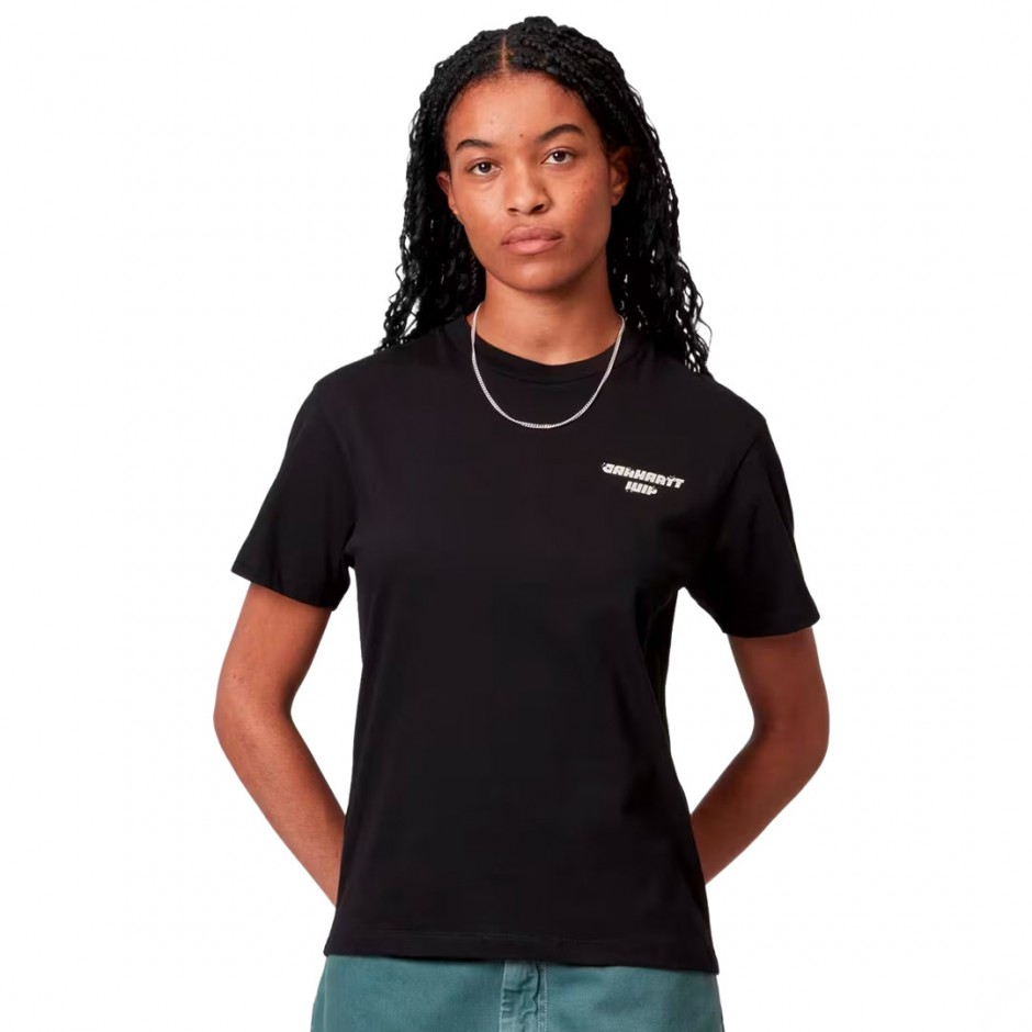 CARHARTT WIP W S/S WIPTOPIA T-SHIRT I035496-89XX Black