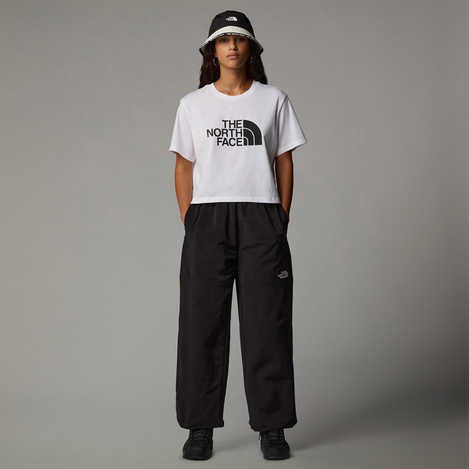 THE NORTH FACE W SS EASY RELAXED CROPPED TEE NF0A8A6HFN4-FN4 White