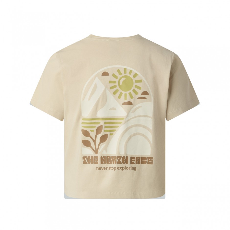 Γυναικείο T-Shirt Εκρού - The North Face Sun Regular Graphic