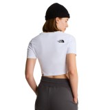 Γυναικείο T-Shirt Λευκό - The North Face Cropped Εικόνα 0