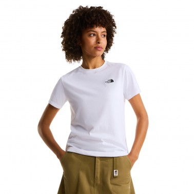 Women's T-Shirt White - The North Face Evolution Simple Dome