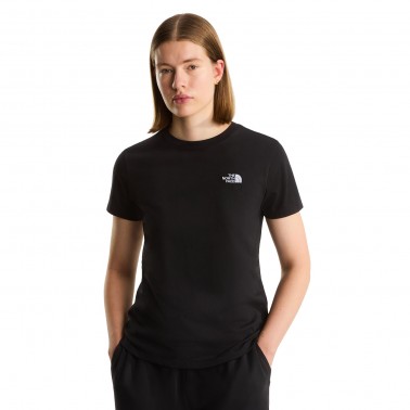 Women's T-Shirt Black - The North Face Evolution Simple Dome