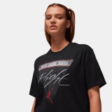 Γυναικείο T-Shirt Μαύρο - Jordan Flight Heritage Εικόνα 1