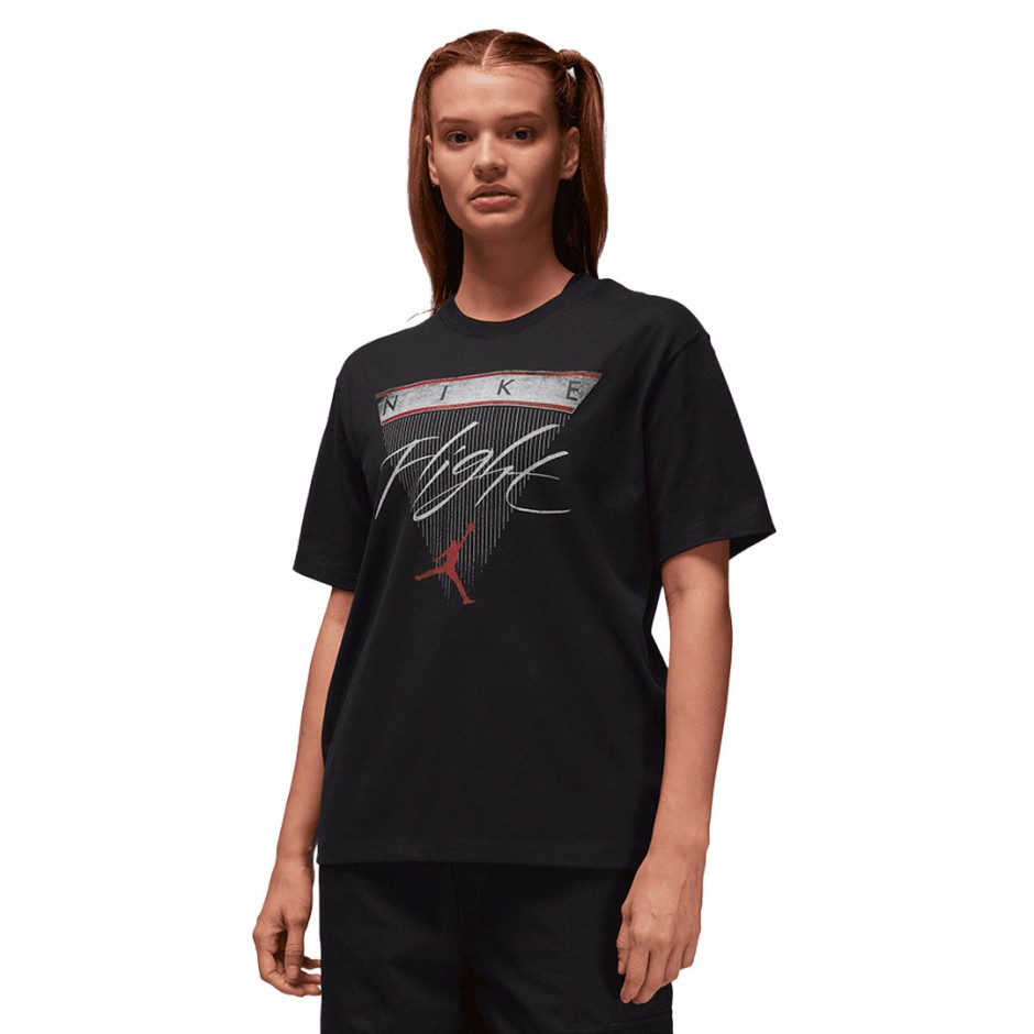Γυναικείο T-Shirt Μαύρο - Jordan Flight Heritage