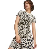 PUMA DOWNTOWN KITTEN SLIM TEE 624362-87 Ecru Image 