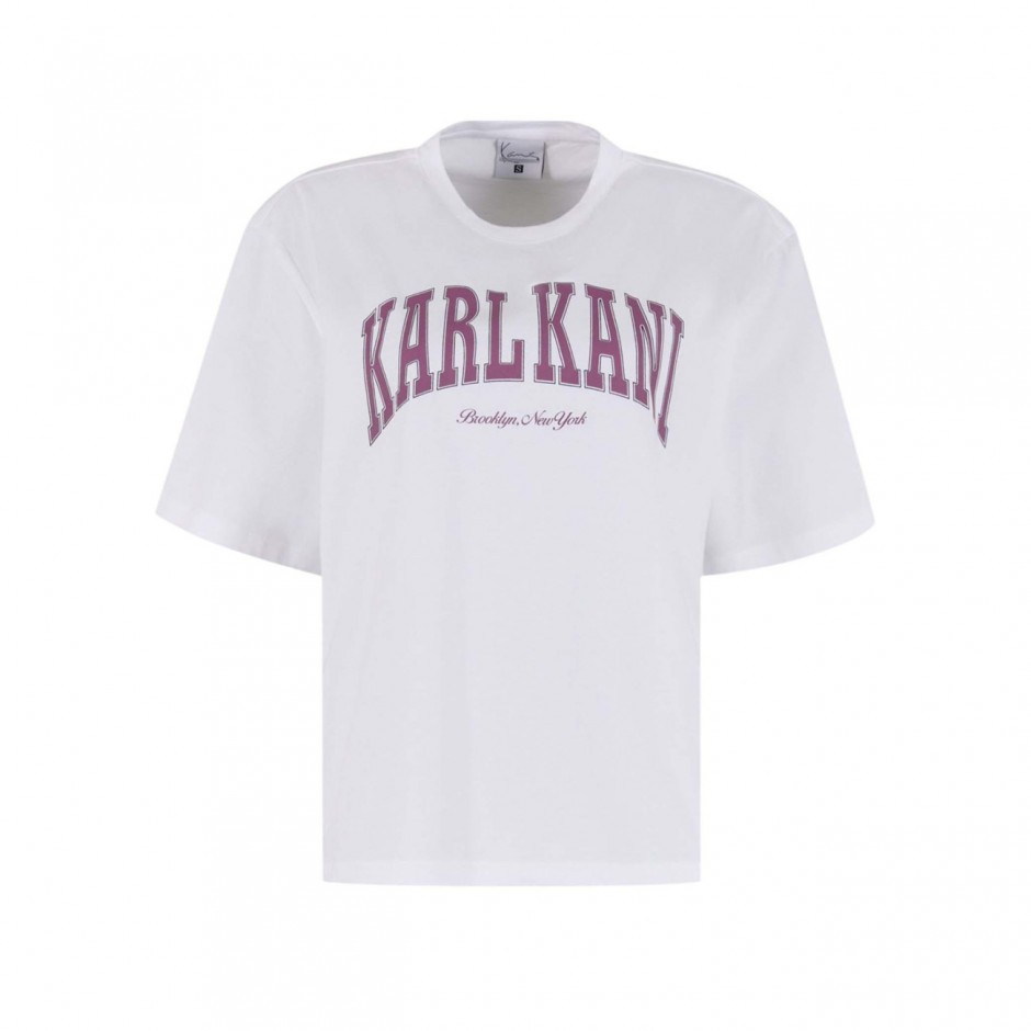 KARL KANI KK COLLEGE OVERSIZED T-SHIRT KW263-002-2-WHITE White