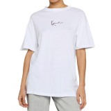 Women's T-Shirt White - Karl Kani Signature Oversized Image 