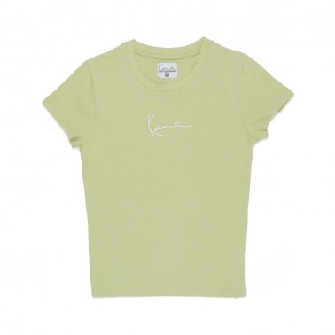 KARL KANI SMALL SIGNATURE ESSENTIAL TIGHT TEE Πράσινο