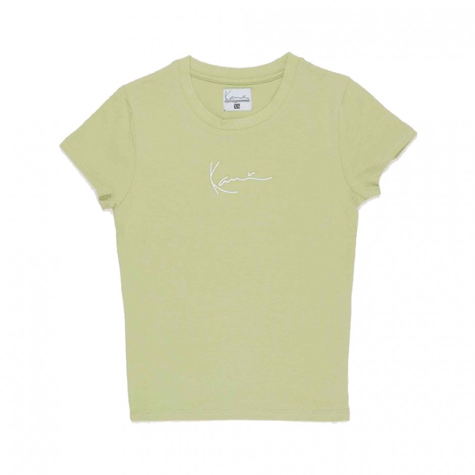 KARL KANI SMALL SIGNATURE ESSENTIAL TIGHT TEE Πράσινο
