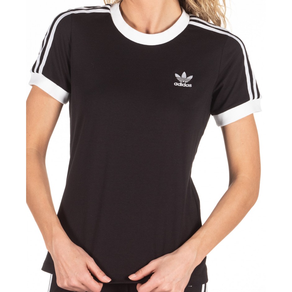 adidas Originals 3-STRIPES TEE ED7482 Μαύρο
