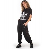 adidas Originals CROPPED LACE TEE FM1738 Black Image 2