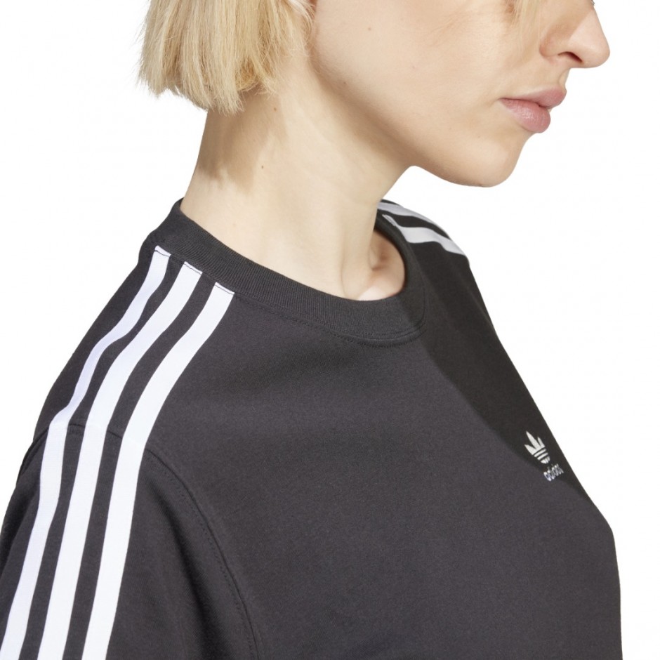 Γυναικείο T-Shirt Μαύρο - adidas Originals 3-Stripes